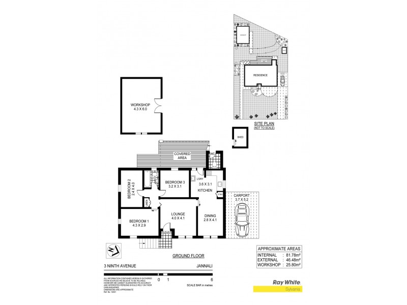 3 Ninth Avenue, Jannali NSW 2226 Floorplan