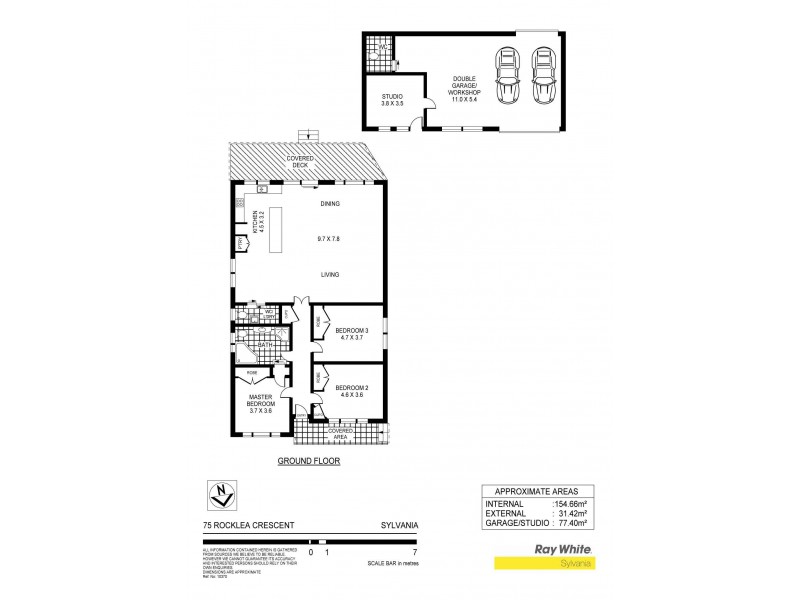 75 Rocklea Crescent, Sylvania NSW 2224 Floorplan