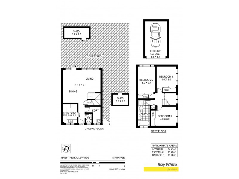 38/465 The Boulevarde, Kirrawee NSW 2232 Floorplan