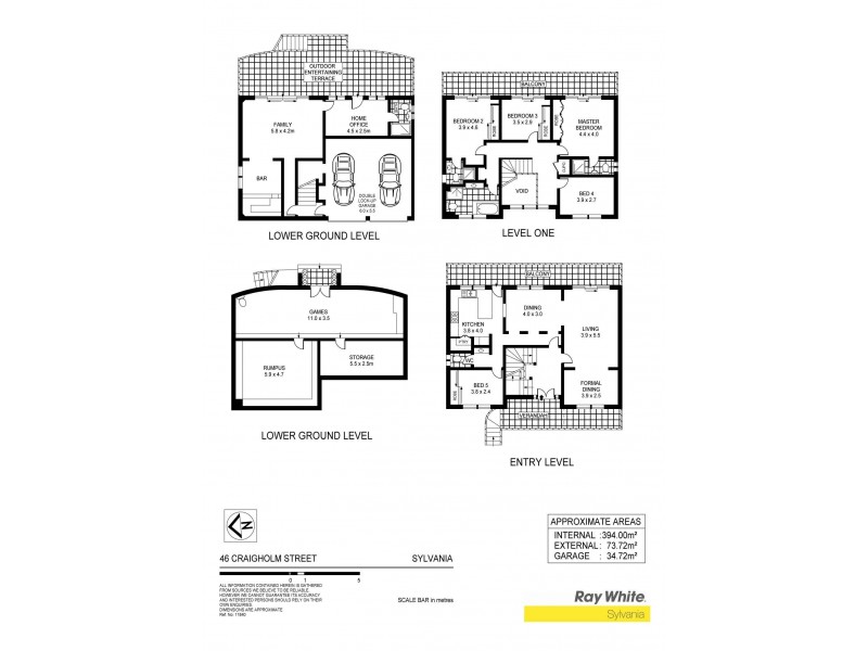 46 Craigholm Street, Sylvania NSW 2224 Floorplan