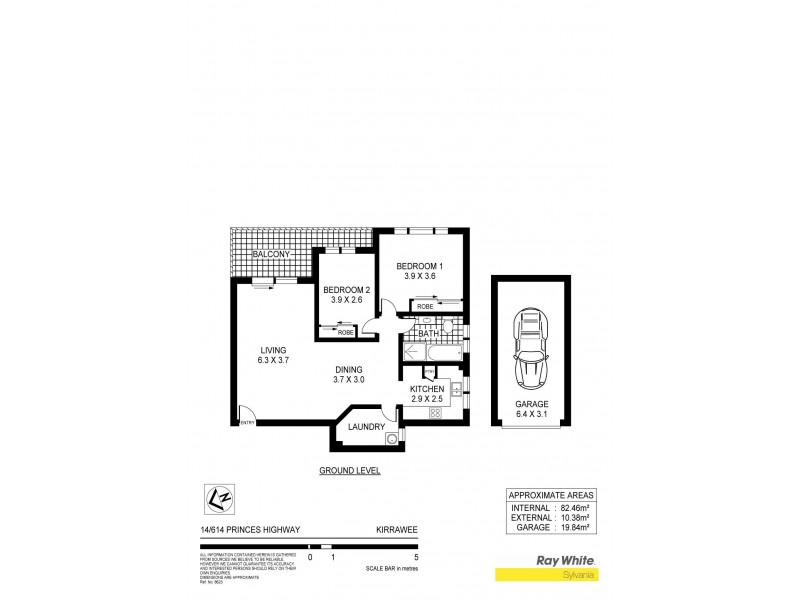 14/614 Princes Highway, Kirrawee NSW 2232 Floorplan