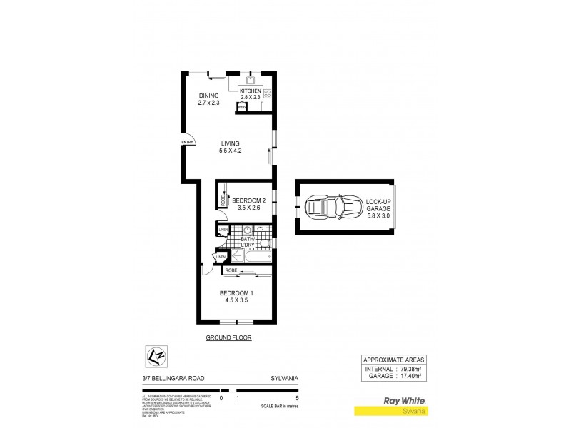 3/7 Bellingara Road, Sylvania NSW 2224 Floorplan