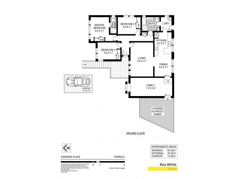 6 Barana Place, Kareela NSW 2232 Floorplan