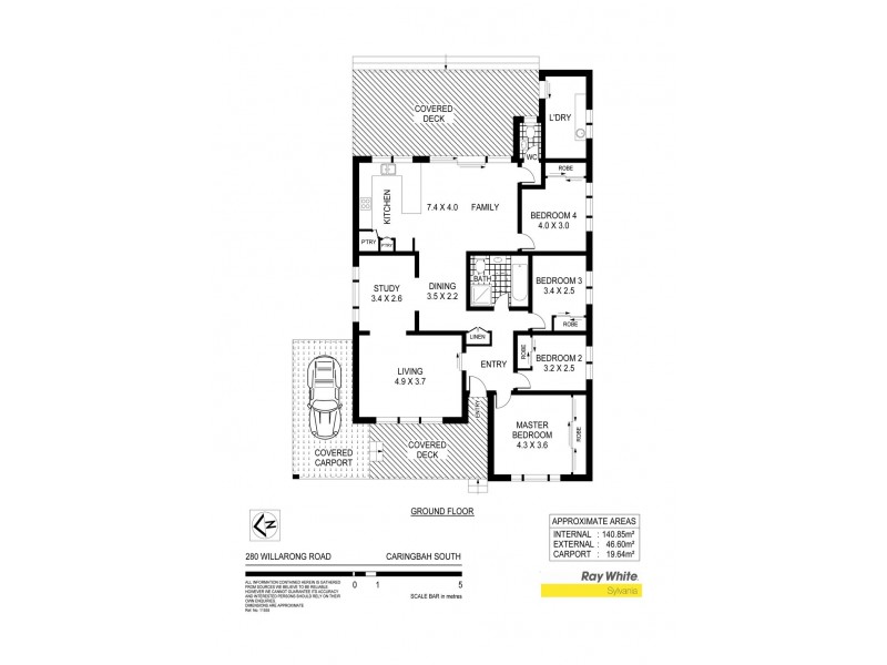 280 Willarong Road South, Caringbah South NSW 2229 Floorplan