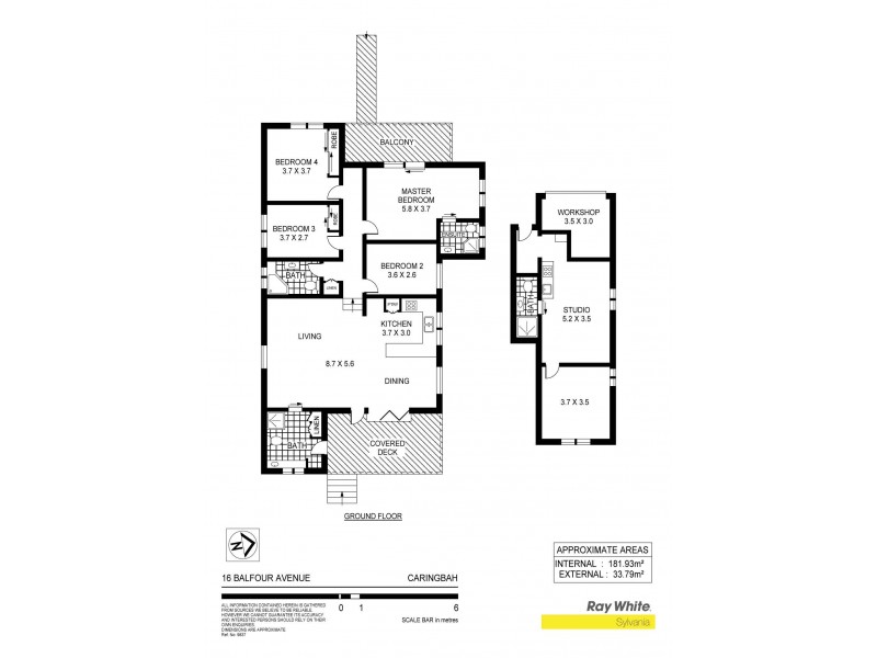 16 Balfour Avenue, Caringbah NSW 2229 Floorplan