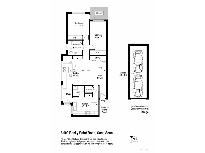 6/690 Rocky Point Road, Sans Souci NSW 2219 Floorplan