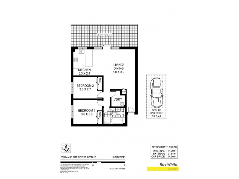 20/494-496 President Avenue, Kirrawee NSW 2232 Floorplan