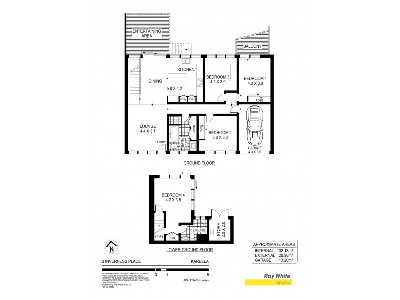 3 Inverness Place, Kareela NSW 2232 Floorplan
