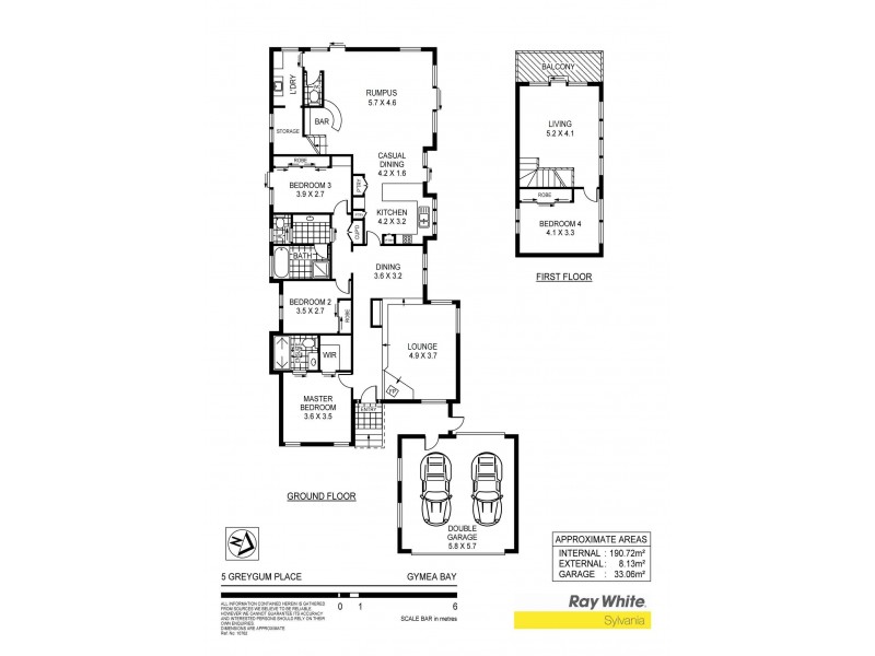5 Greygum Place, Gymea Bay NSW 2227 Floorplan