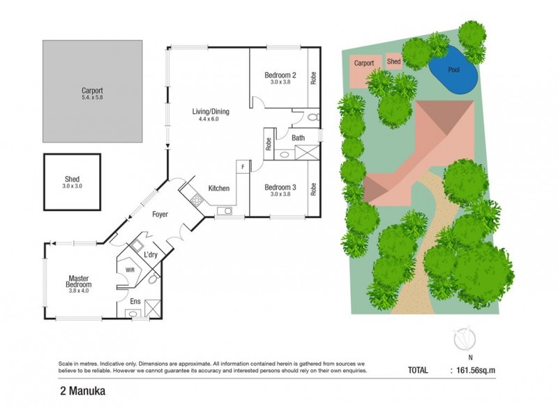 2 Manuka Court, Bushland Beach QLD 4818 Floorplan