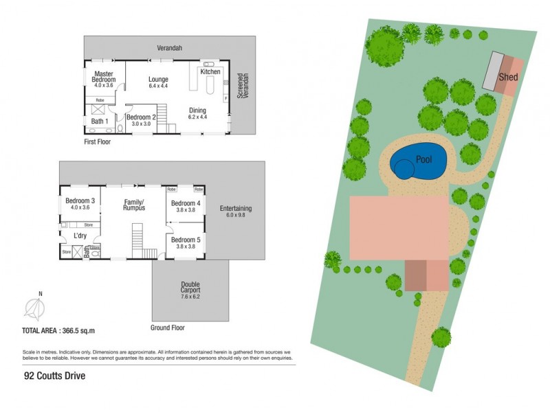 92 Coutts Drive, Bushland Beach QLD 4818 Floorplan