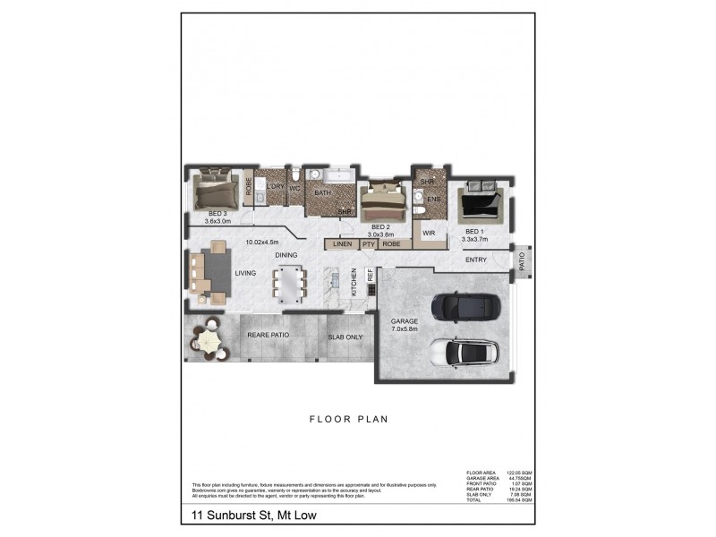 11 Sunburst Street, Mount Low QLD 4818 Floorplan