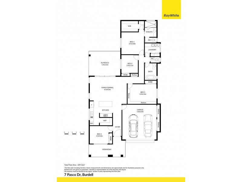 7 Pasco Drive, Burdell QLD 4818 Floorplan