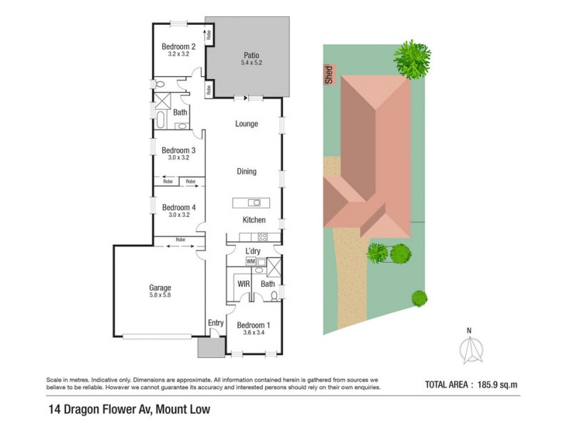 14 Dragon Flower Avenue, Mount Low QLD 4818 Floorplan