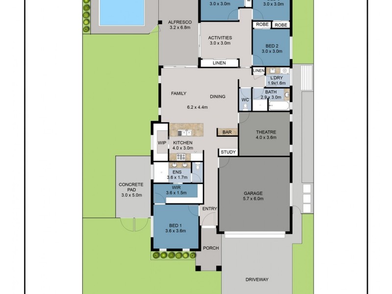 3 Anjota Street, Burdell QLD 4818 Floorplan
