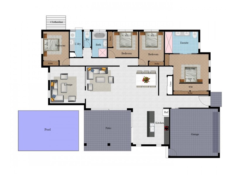 7 Beach Oak Drive, Mount Low QLD 4818 Floorplan