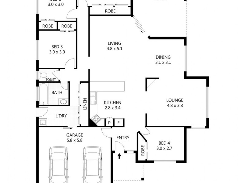 74 Woodwark Drive, Bushland Beach QLD 4818 Floorplan