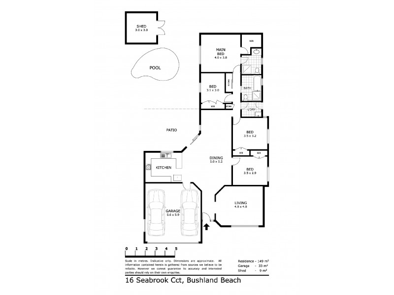16 Seabrook Circuit, Bushland Beach QLD 4818 Floorplan