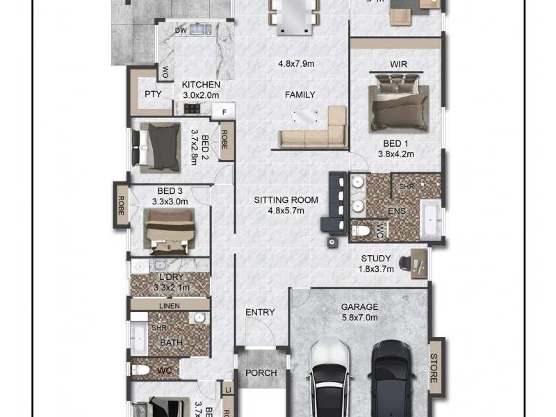 369 Garland Road, Bushland Beach QLD 4818 Floorplan