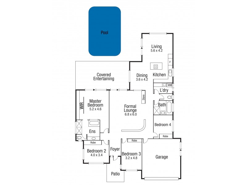 42 Donostia Crescent, Bushland Beach QLD 4818 Floorplan
