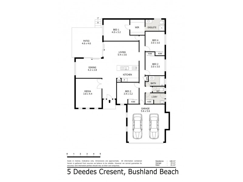 5 Deedes Crescent, Bushland Beach QLD 4818 Floorplan
