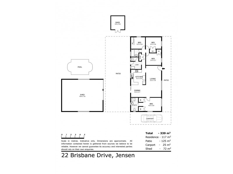 22 Brisbane Drive, Jensen QLD 4818 Floorplan