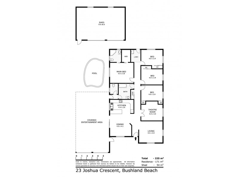 23 Joshua Crescent, Bushland Beach QLD 4818 Floorplan