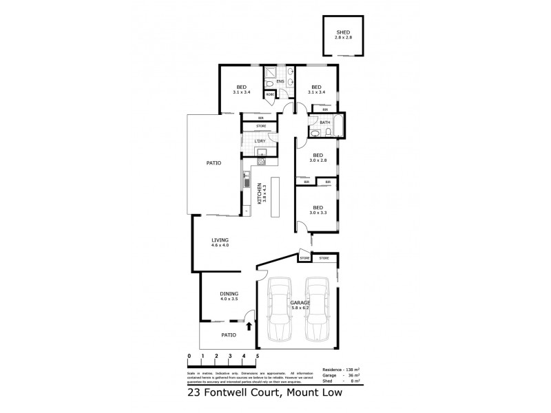 23 Fontwell Court, Mount Low QLD 4818 Floorplan