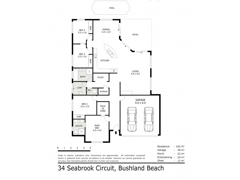 34 Seabrook Circuit, Bushland Beach QLD 4818 Floorplan