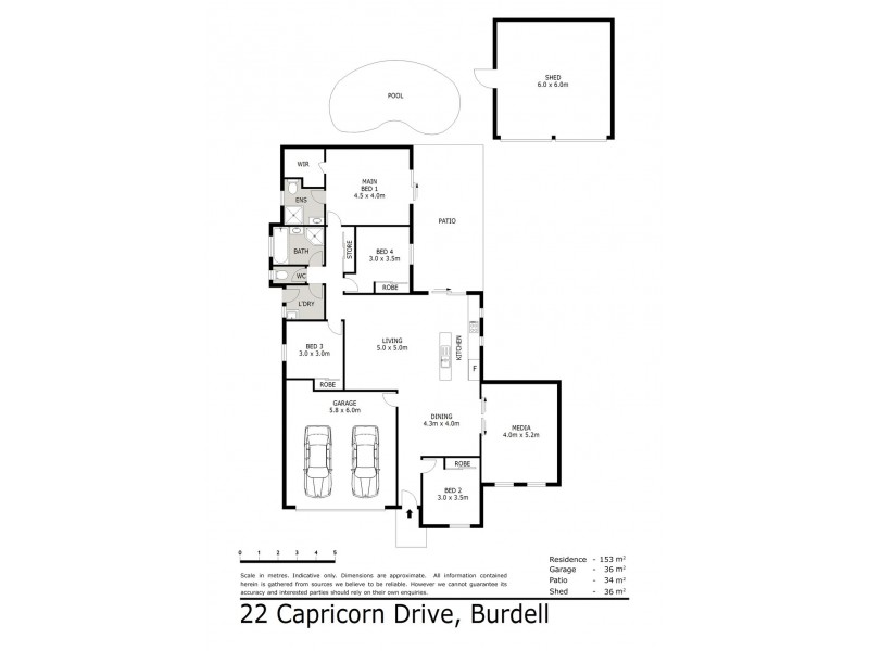 22 Capricorn Drive, Burdell QLD 4818 Floorplan