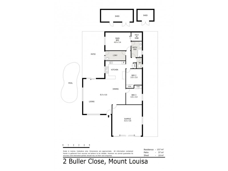 2 Buller Close, Mount Louisa QLD 4814 Floorplan
