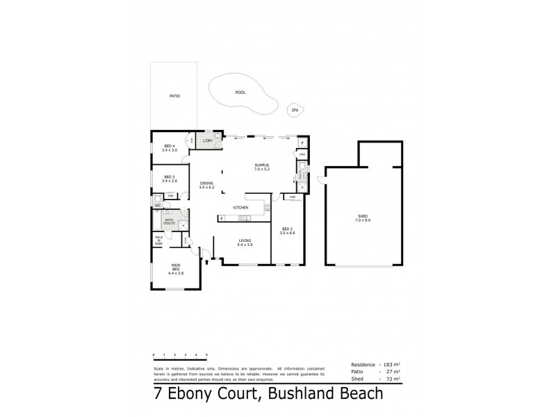 7 Ebony Court, Bushland Beach QLD 4818 Floorplan