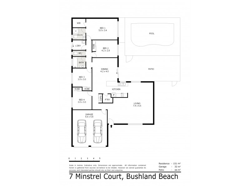 7 Minstrel Court, Bushland Beach QLD 4818 Floorplan