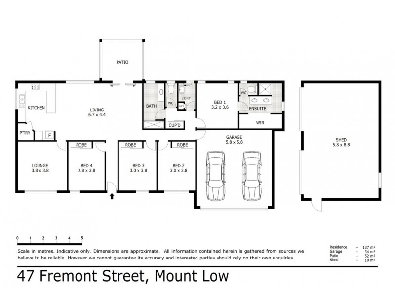 47 Fremont Street, Mount Low QLD 4818 Floorplan