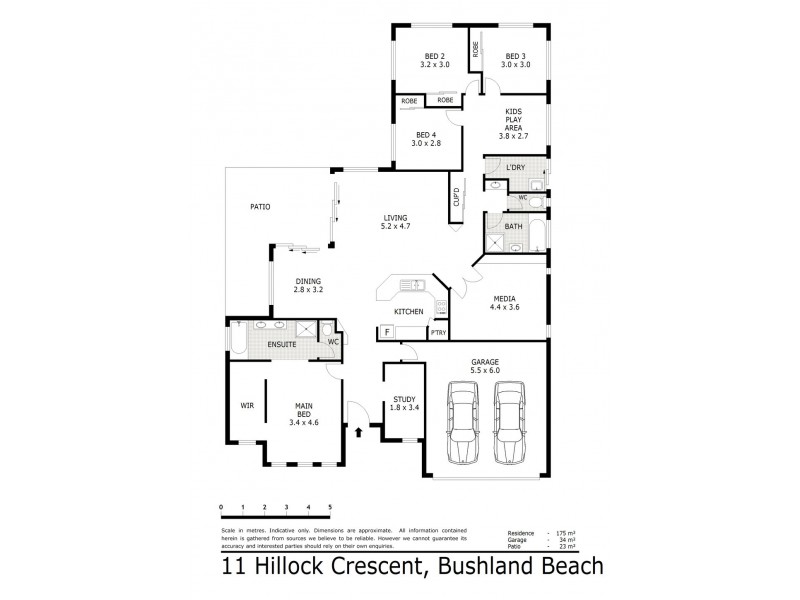 11 Hillock Crescent, Bushland Beach QLD 4818 Floorplan