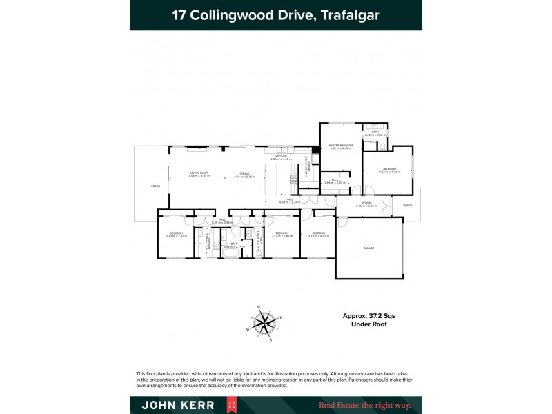 17 Collingwood Dr, Trafalgar VIC 3824 Floorplan