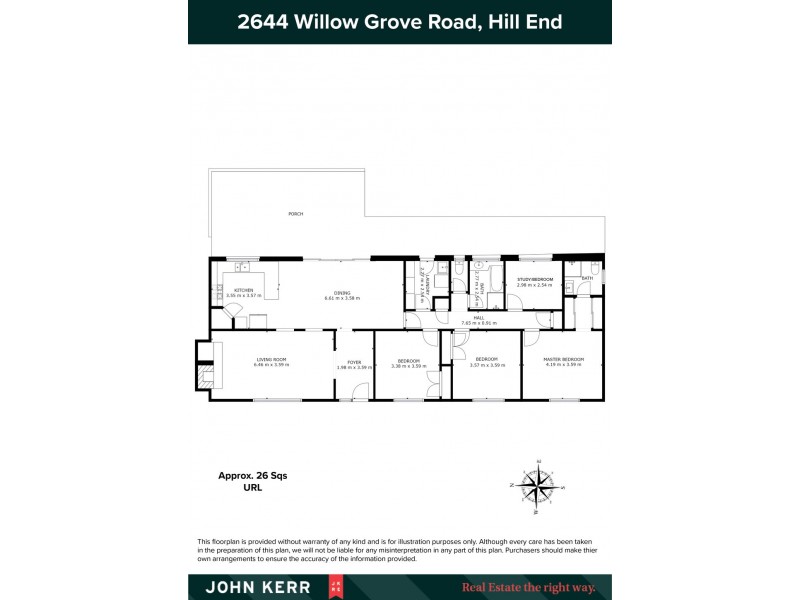 2644 Willow Grove Road, Hill End VIC 3825 Floorplan