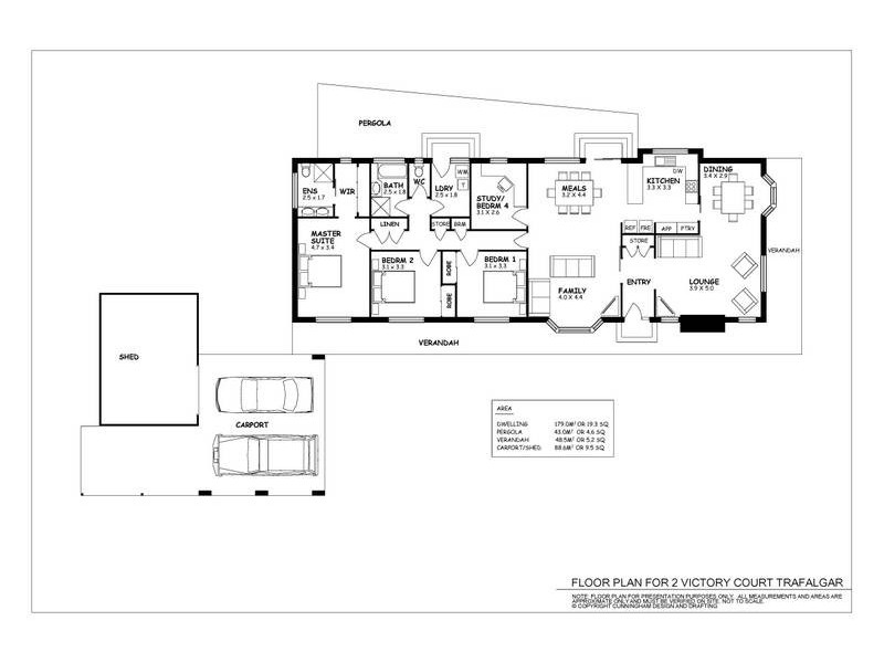 2 Victory Court, Trafalgar VIC 3824 Floorplan