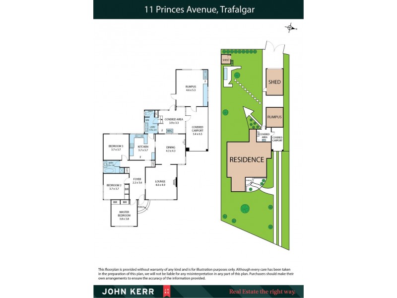 11 Princes Avenue, Trafalgar VIC 3824 Floorplan