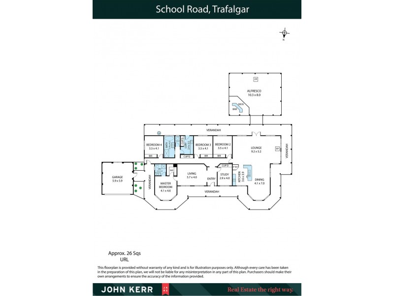 6 OAK FIELD PLACE, Trafalgar VIC 3824 Floorplan