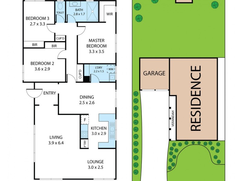 22 Edward Crescent, Trafalgar VIC 3824 Floorplan