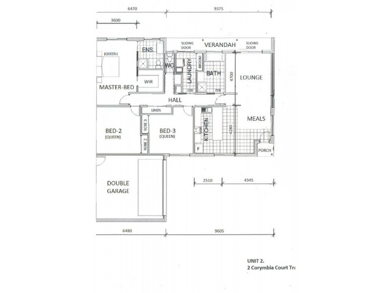 2/2 Corymbia Court, Trafalgar VIC 3824 Floorplan