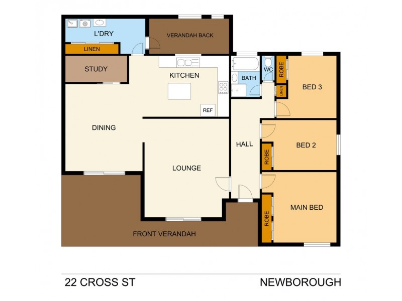 22 Cross Street, Newborough VIC 3825 Floorplan