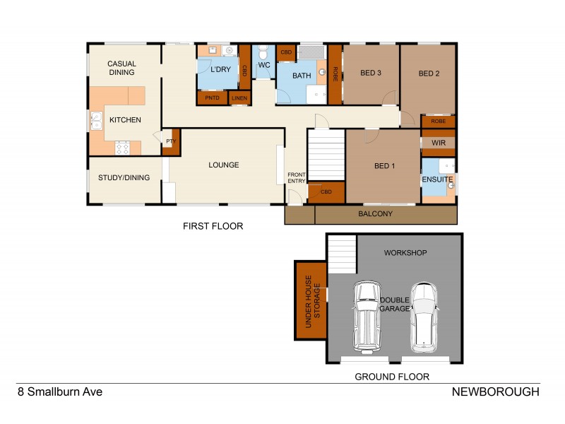 8 Smallburn Ave, Newborough VIC 3825 Floorplan