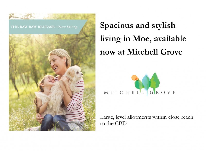 Lot 109 Mitchell Grove, Moe VIC 3825