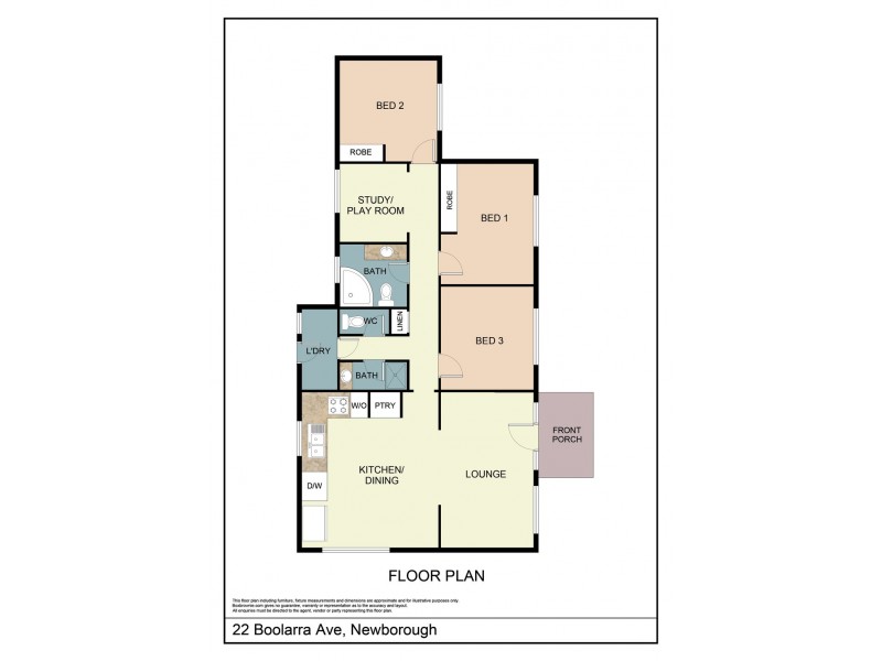 22 Boolarra Avenue, Newborough VIC 3825 Floorplan