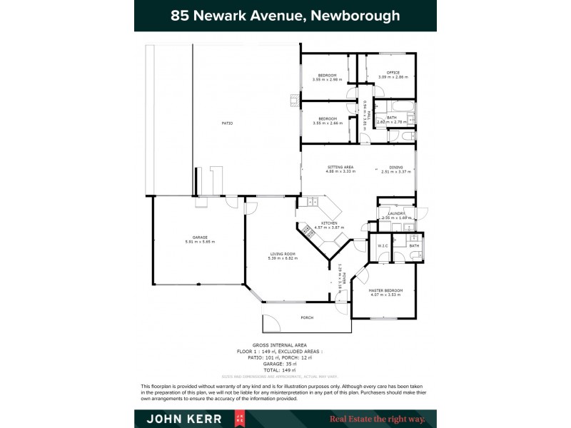 85 Newark Ave, Newborough VIC 3825 Floorplan