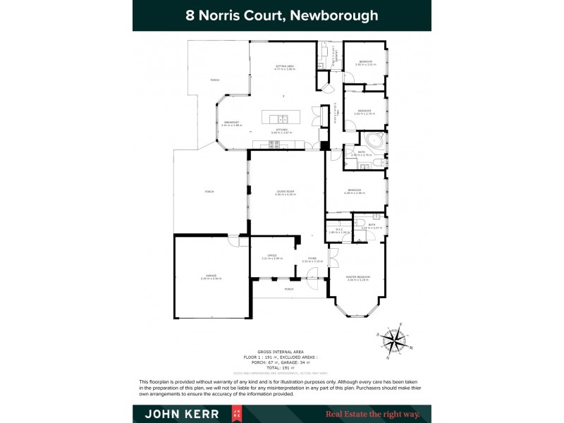 8 Norris Court, Newborough VIC 3825 Floorplan