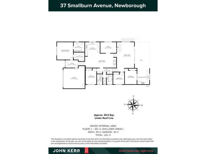 37 Smallburn Avenue, Newborough VIC 3825 Floorplan