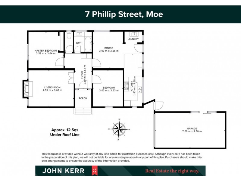 7 Phillip Street, Moe VIC 3825 Floorplan